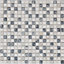 Ikarai Light grey Marble effect Natural stone Mosaic tile sheet, (L)300mm (W)300mm