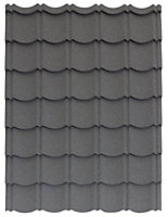 IKO Grey Alu-zinc coated steel Easy-cover roofing sheet (L)1.2m (W)800mm
