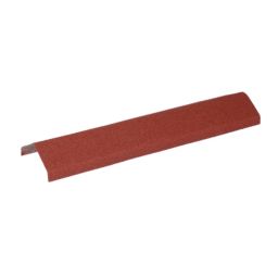 IKO Mineral Red Zinc-coated steel Ridge piece (L)910mm (W)840mm