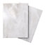 Illusion White Gloss Patterned Stone effect Ceramic Wall & floor Tile Sample