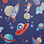 Imagine fun Blue Starship Wallpaper