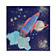 Imagine Fun Starship Multicolour Canvas art, Set of 3 (H)200mm (W)200mm