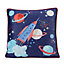 Imagine Fun Starship Multicolour Cushion (L)45cm x (W)45cm