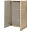 Imandra Oak effect Double Bathroom Wall cabinet (H)90cm (W)60cm