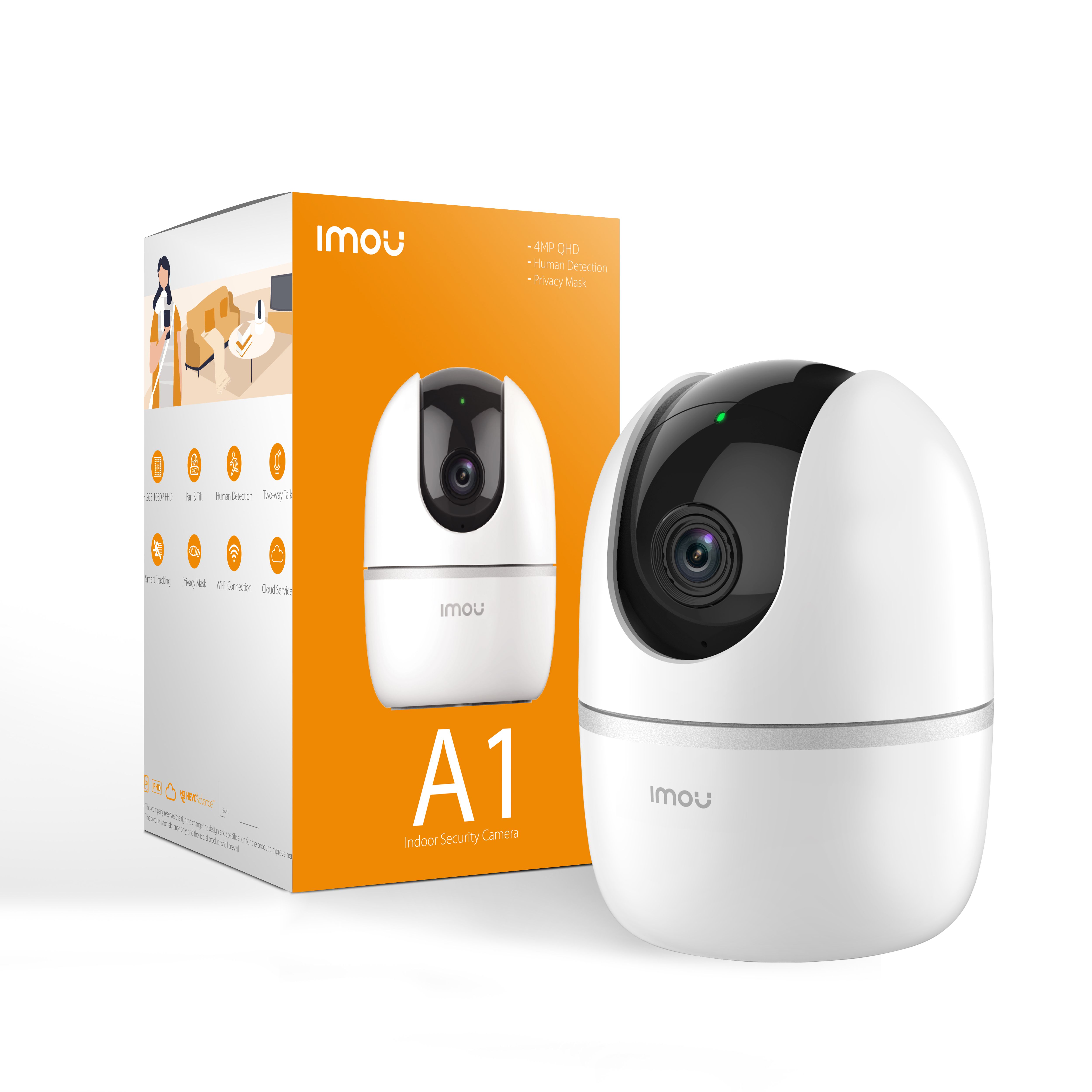 Imou Wired Indoor Pan & tilt Smart IP camera - White