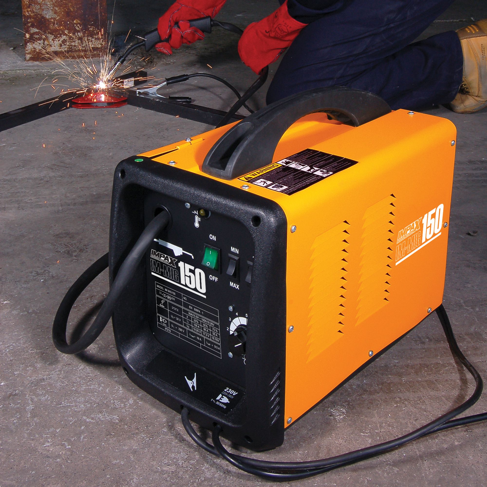 Impax 240V MIG welder IM-MIG 150 / 20 / 150