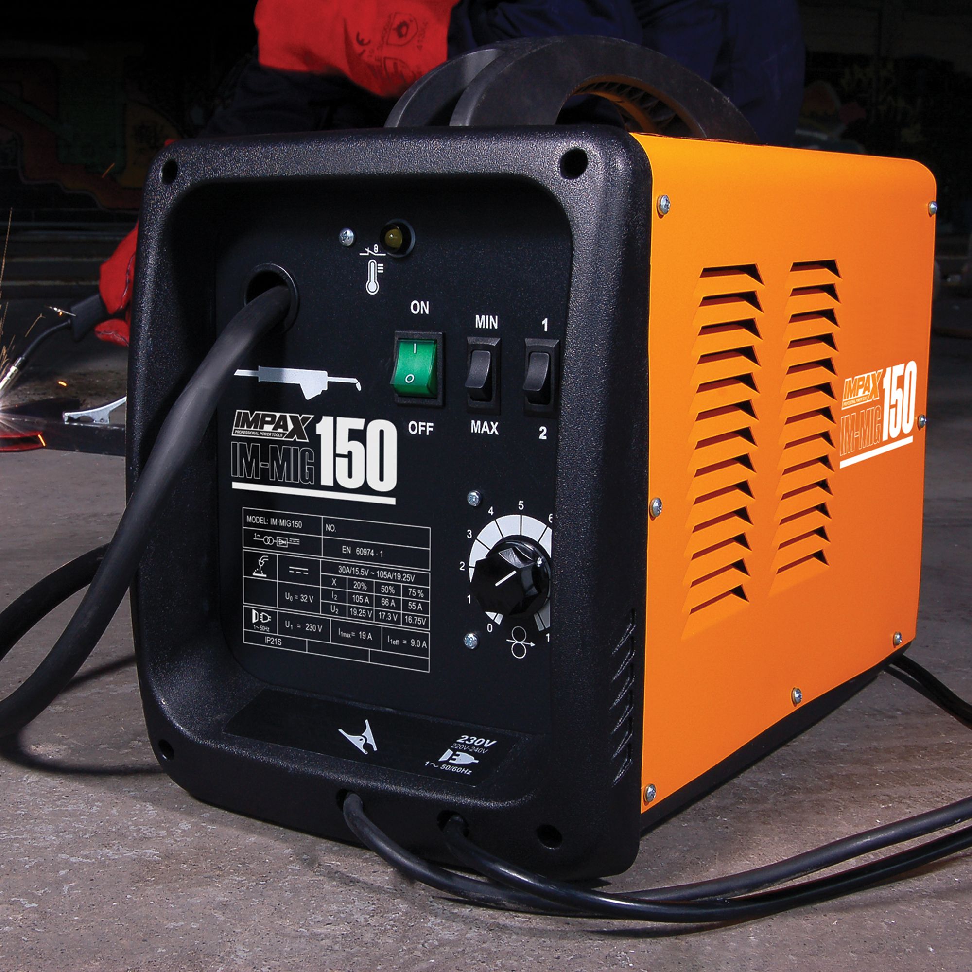 Impax 240V MIG welder IM-MIG 150 / 20 / 150