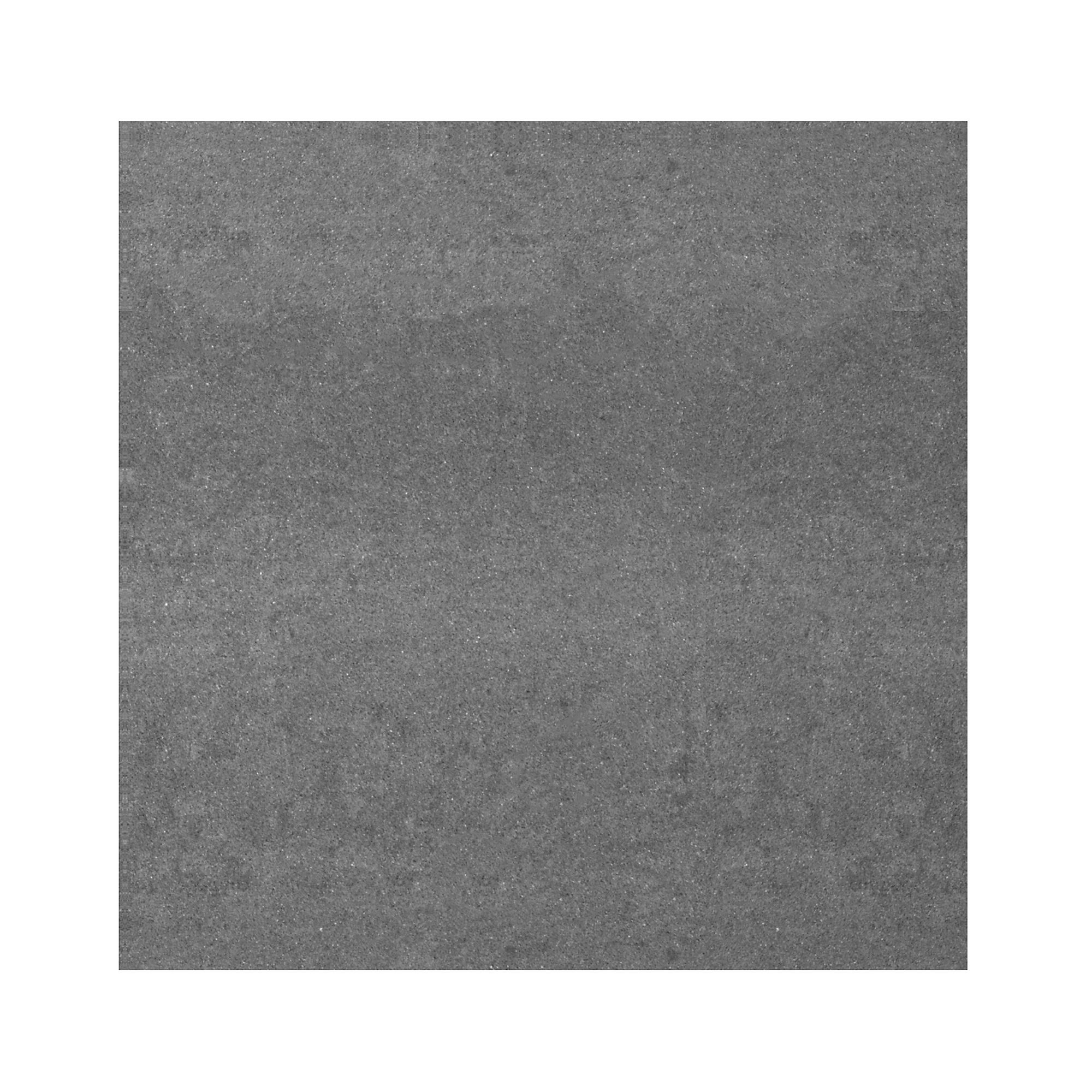 Imperiali Anthracite Gloss Stone effect Porcelain Indoor Wall & floor Tile, Pack of 3, (L)600mm (W)600mm