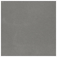 Imperiali Grey Plain Porcelain Tile, Pack of 3, (L)600mm (W)600mm