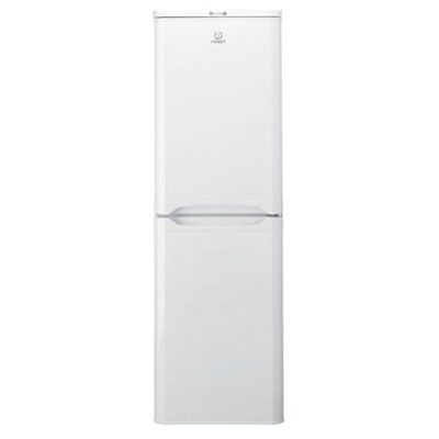 Indesit CAA 55 American style Freestanding Defrosting Fridge freezer - White