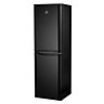 Indesit CAA 55 K Freestanding Defrosting Fridge freezer - Black