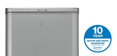 Indesit CAA 55 S Tall Freestanding Defrosting Fridge freezer - Silver