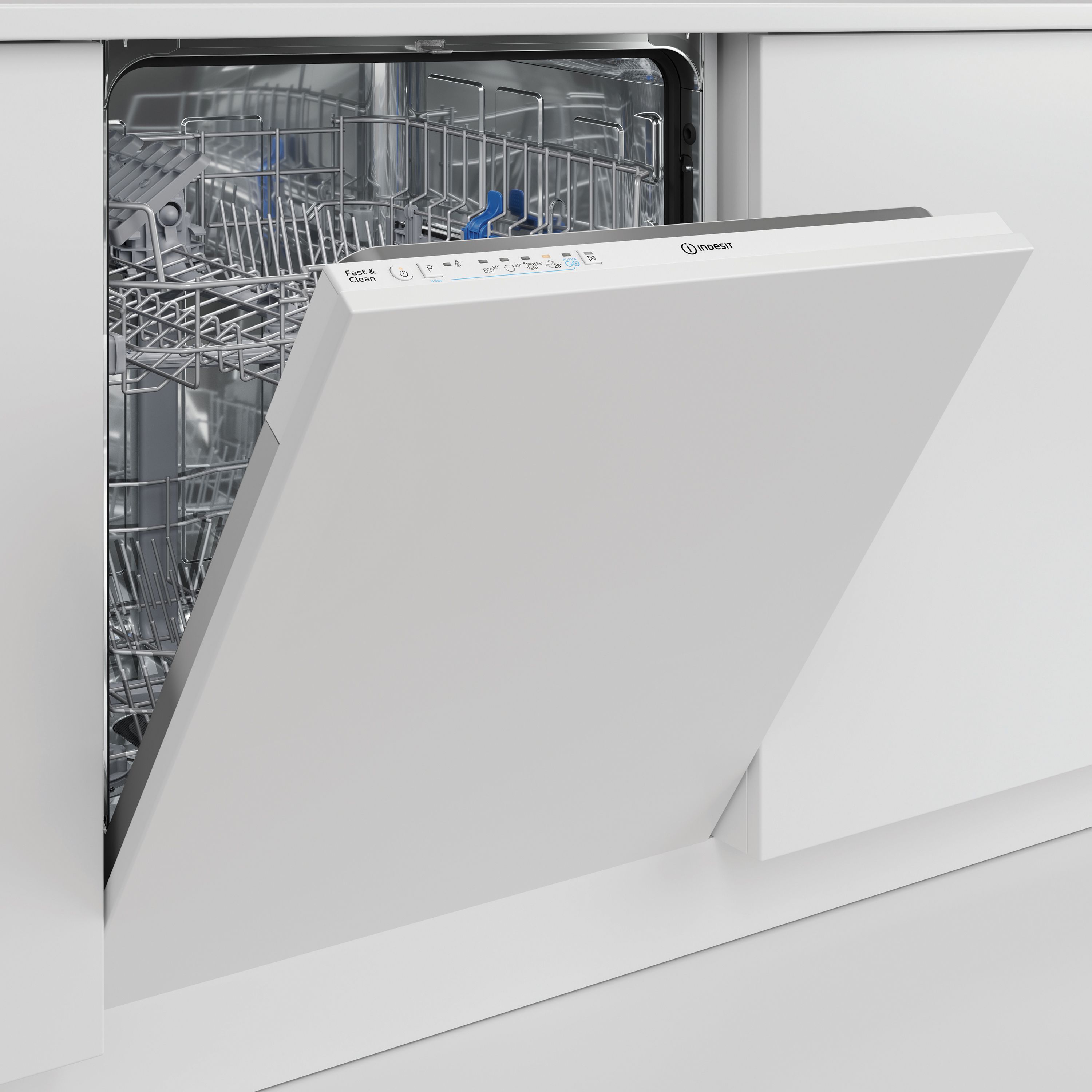 B&q integrated hot sale dishwashers