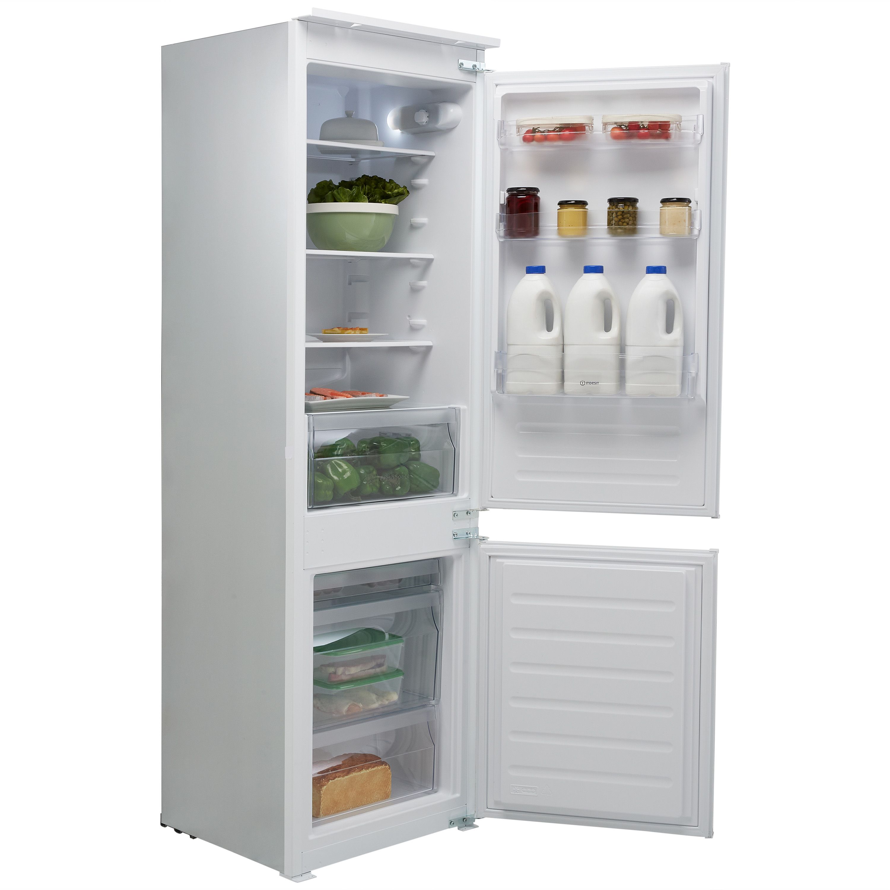 Indesit IB7030A1D.UK1_WH 70:30 Built-in Fridge freezer - White