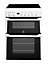 Indesit ID60C2(W) S 60cm Double Electric Cooker with Ceramic Hob - White