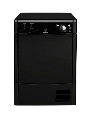Indesit IDC85K(UK) Freestanding Tumble dryer - Black