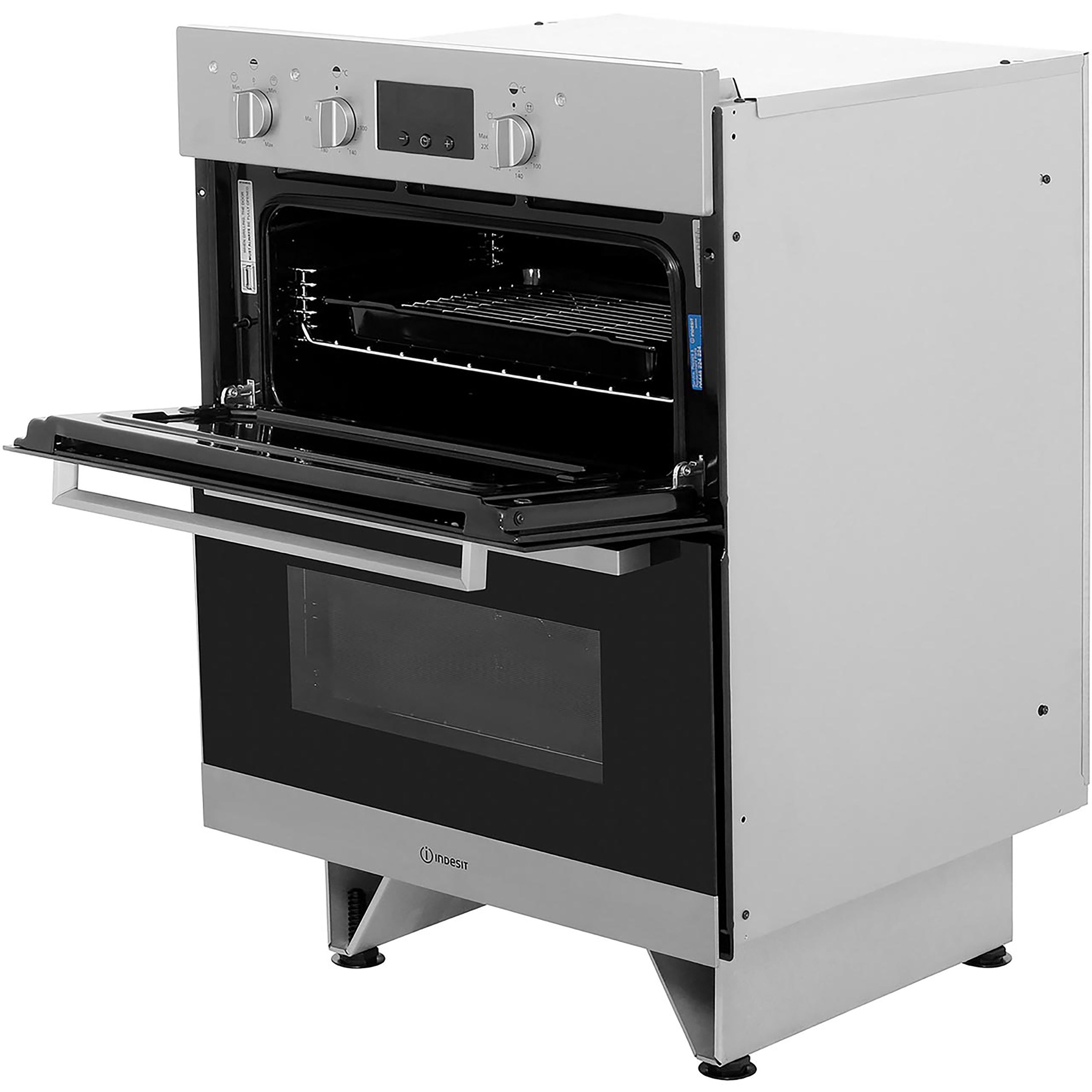Indesit IDU6340IX_SS Integrated Electric Double oven - Stainless steel stainless steel effect