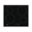 Indesit VIB644CE 4 Zone Black Ceramic Induction Hob, (W)590mm