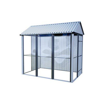 Indus 2.5x1.7 Polycarbonate Apex Greenhouse