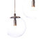 Inlight Abbot Flush Satin Glass & metal Nickel effect 4 Lamp Ceiling light
