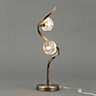 Inlight Allyn Matt Antique brass effect Table lamp