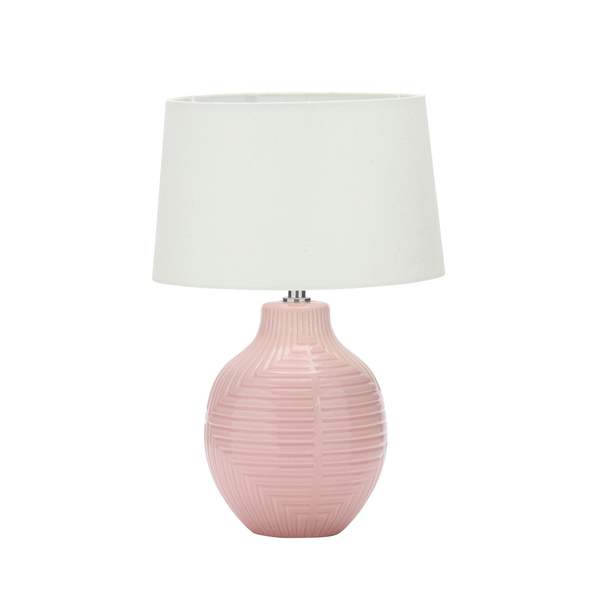 Inlight Ananke Embossed ceramic Pink Table light