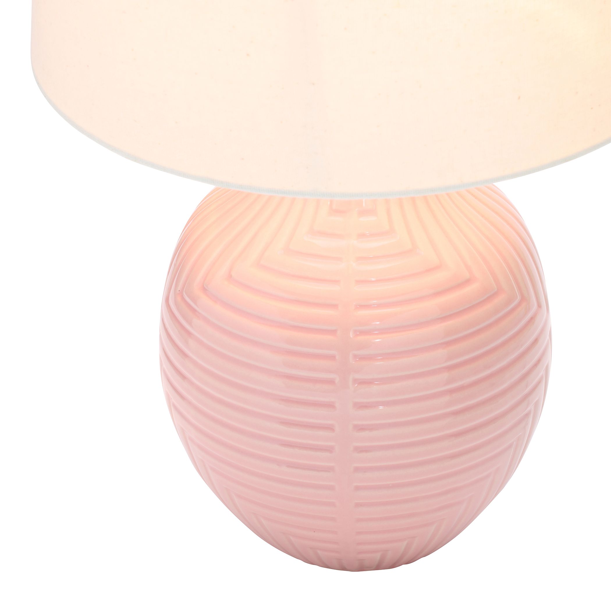 Inlight Ananke Embossed ceramic Pink Table light