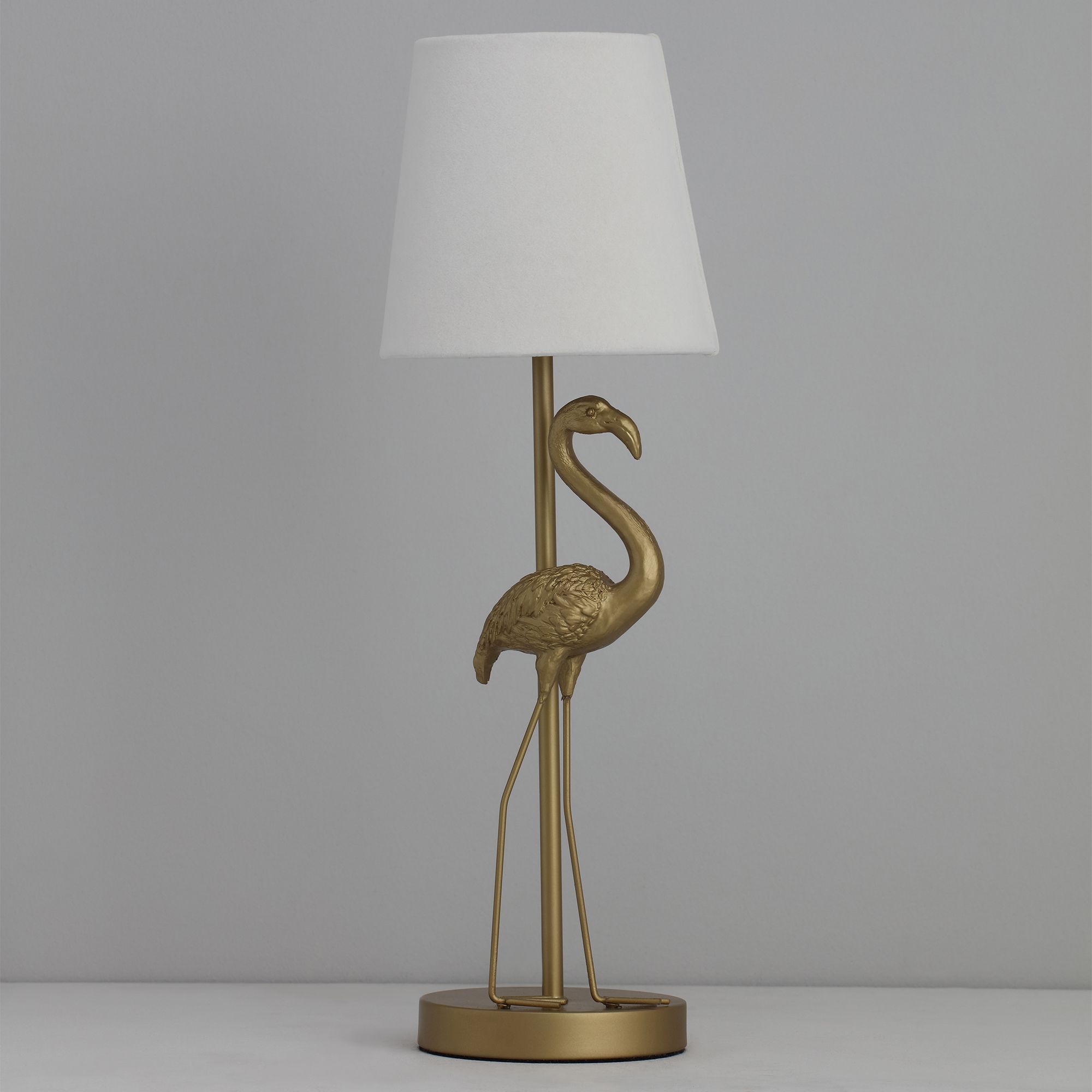 Brass flamingo online table lamp