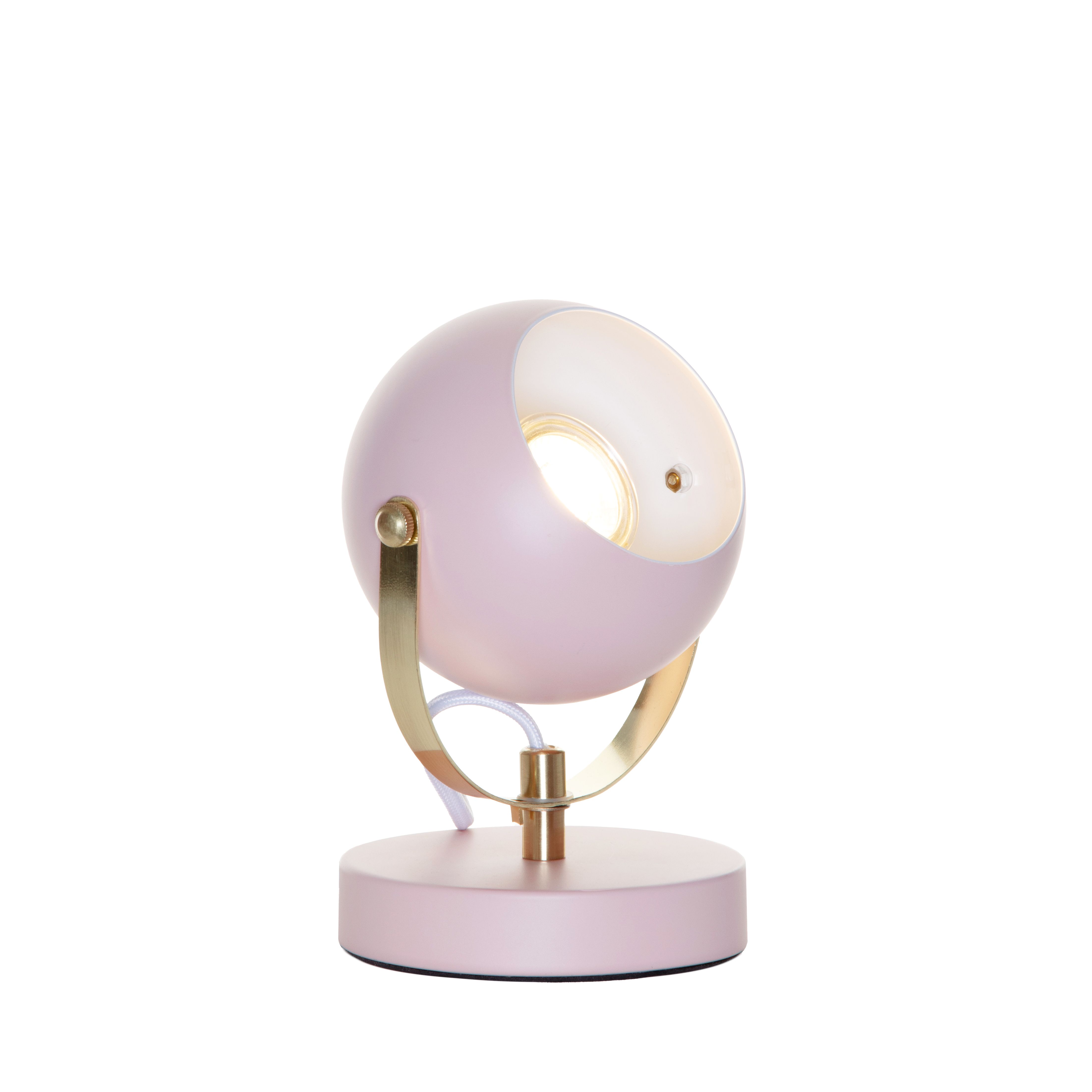 Inlight Azure Retro Matt Pink Round Table lamp