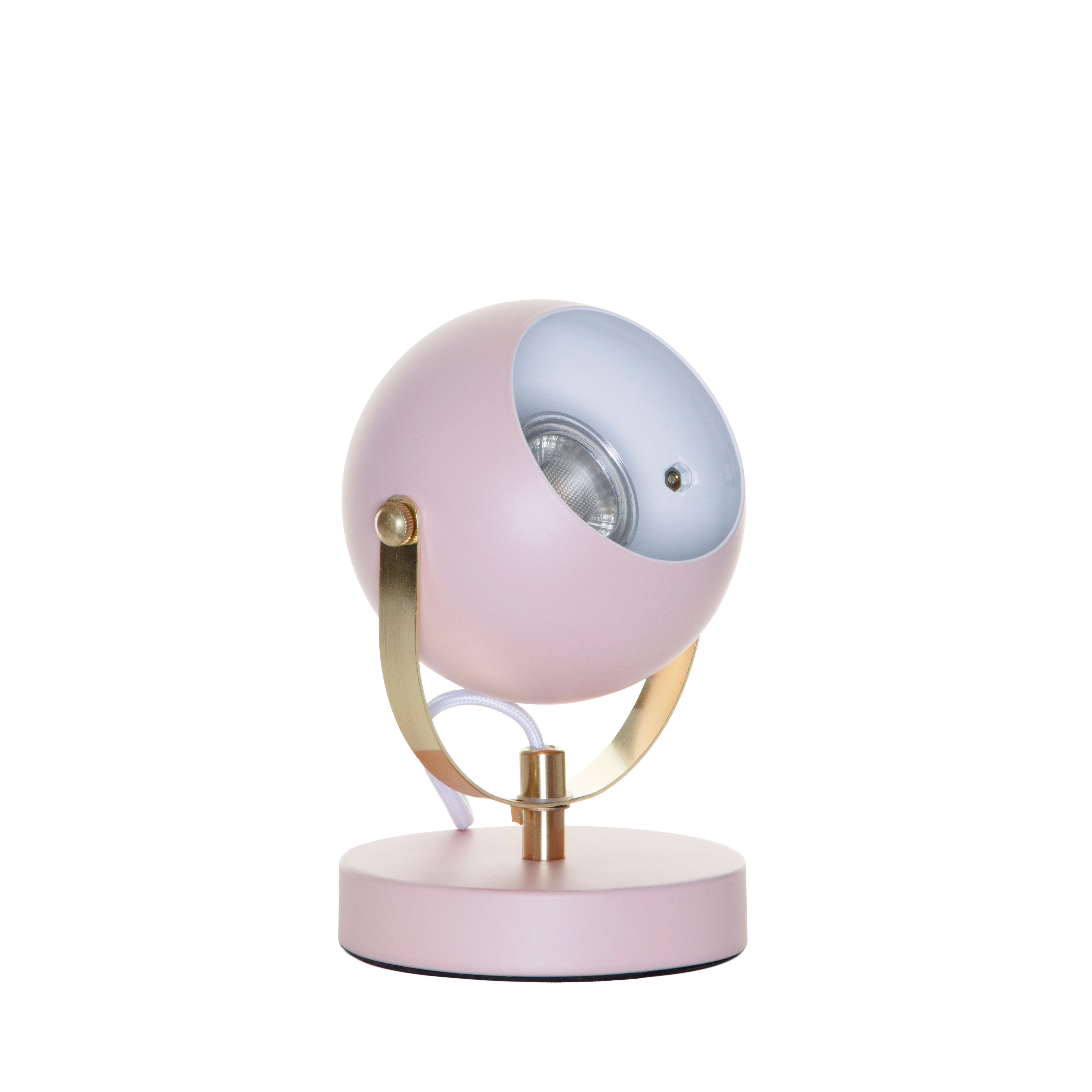 Inlight Azure Retro Matt Pink Round Table lamp