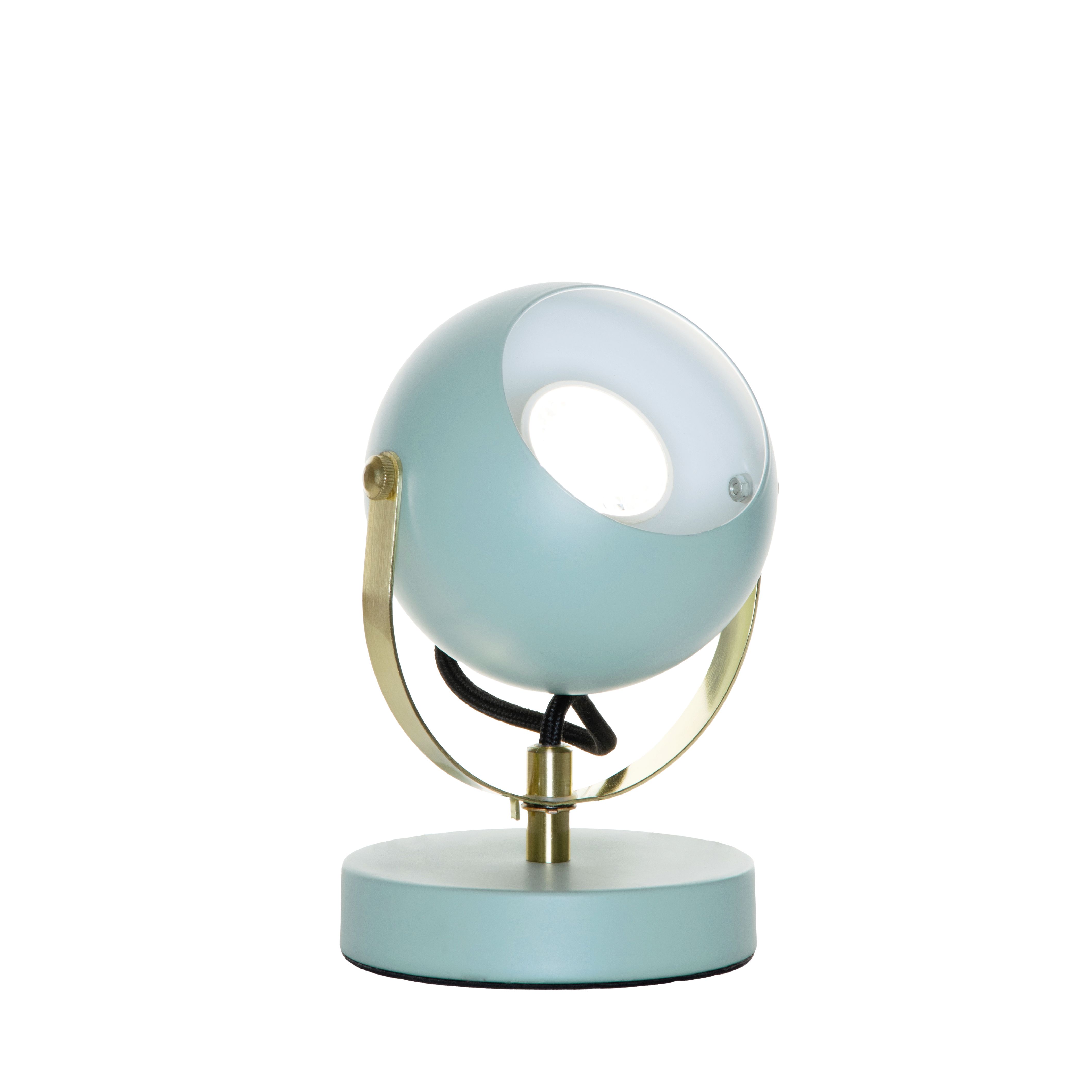 Inlight Azure Retro Matt Sage Round Table lamp