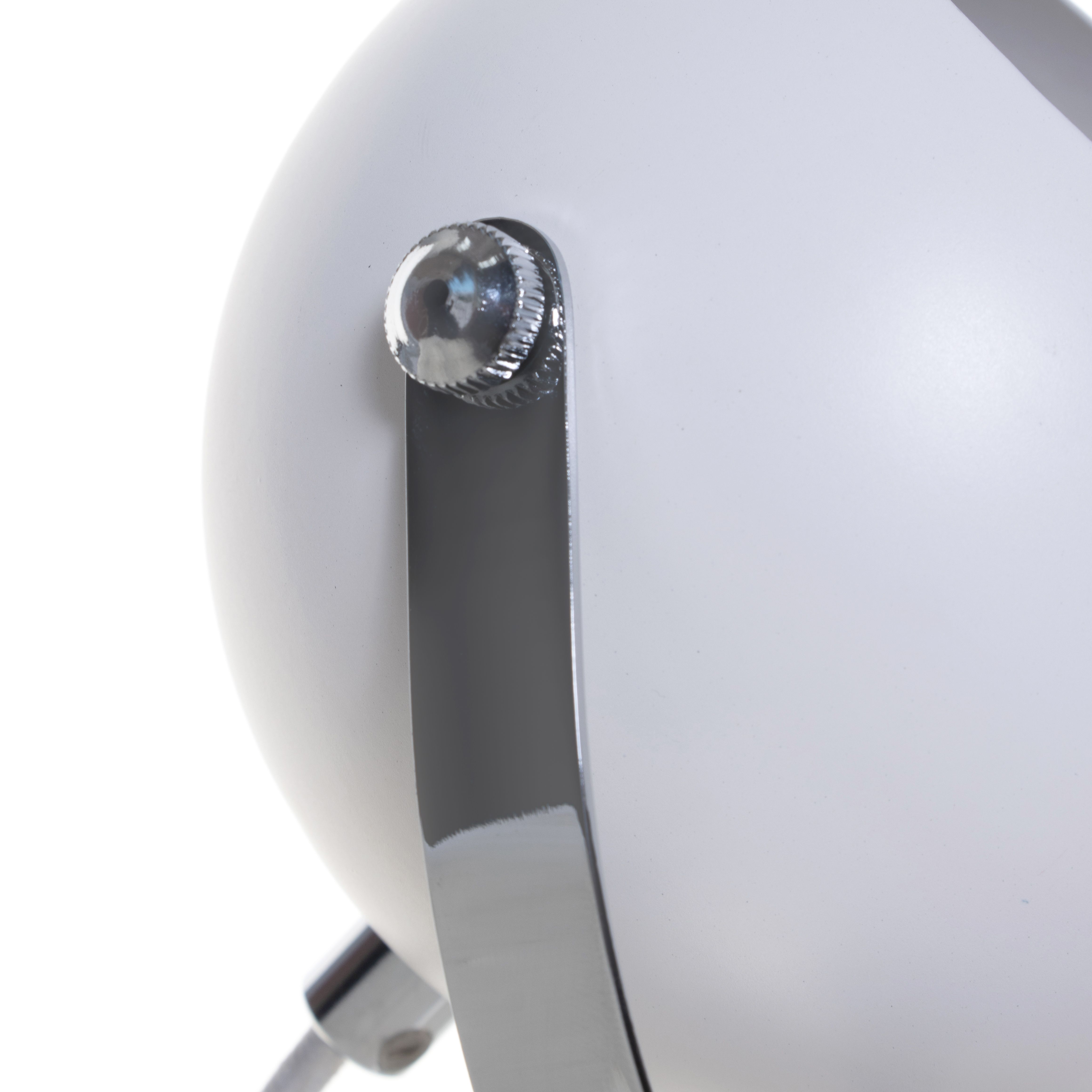 Inlight Azure Retro Matt White Round Table lamp