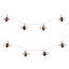 Inlight Bee shape Solar-powered Warm white 10 LED Outdoor String lights