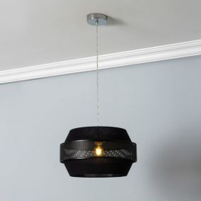 Inlight Black Multi-Layer Lamp shade (D)40cm