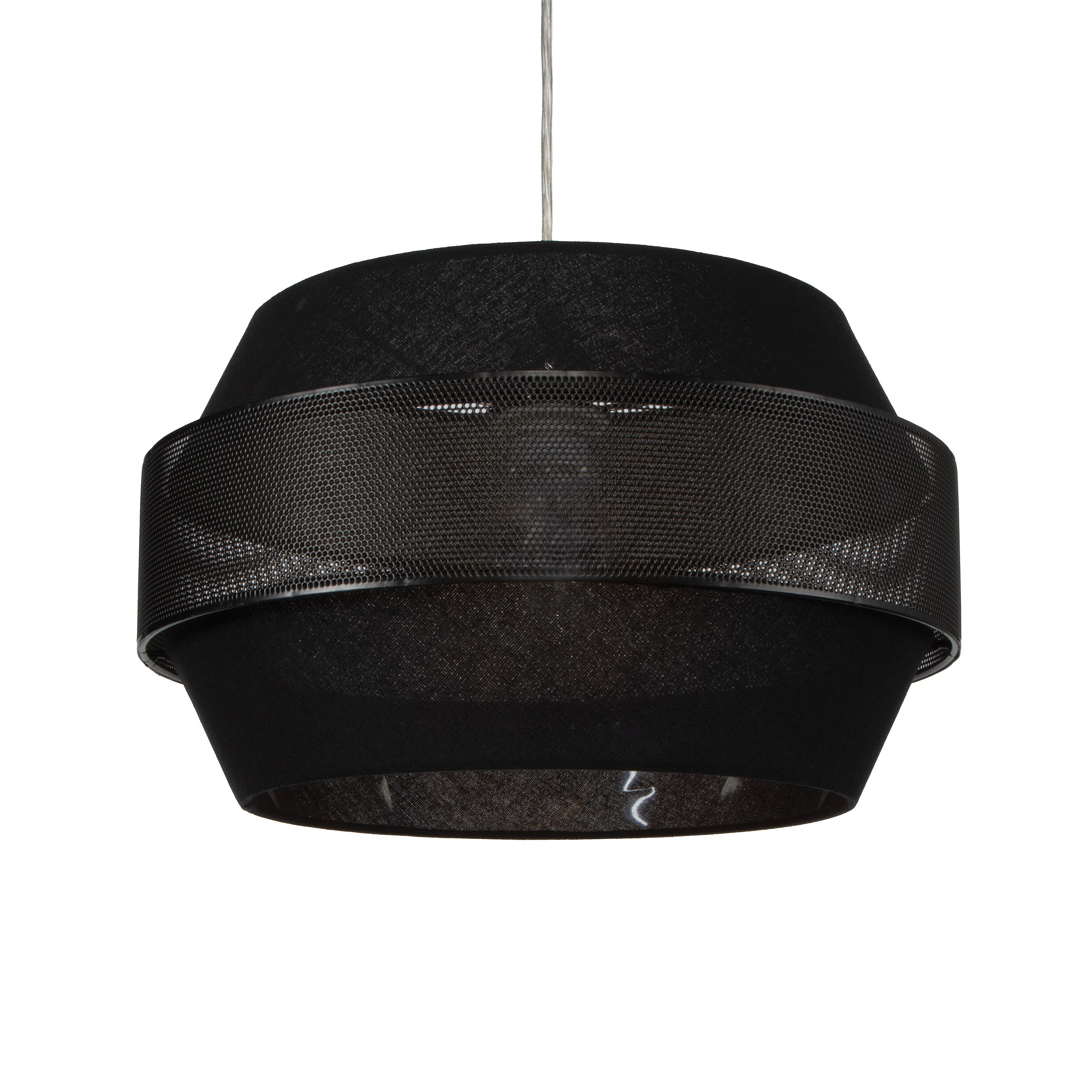 Inlight Black Multi-Layer Lamp shade (D)40cm