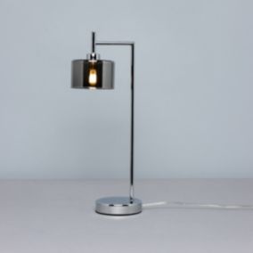 Inlight Caper Polished Chrome effect Table lamp