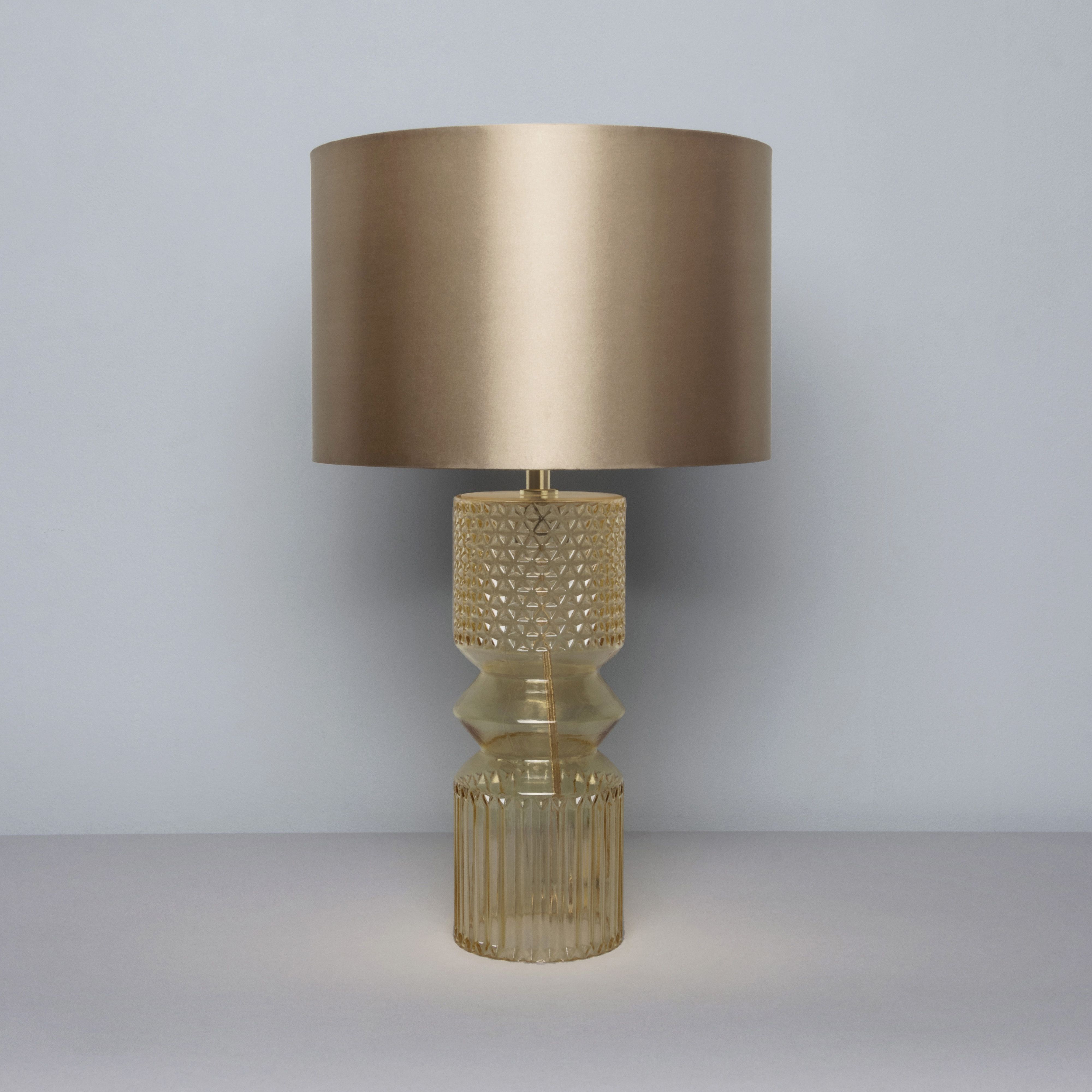 Inlight Champagne Round Table lamp DIY at B&Q