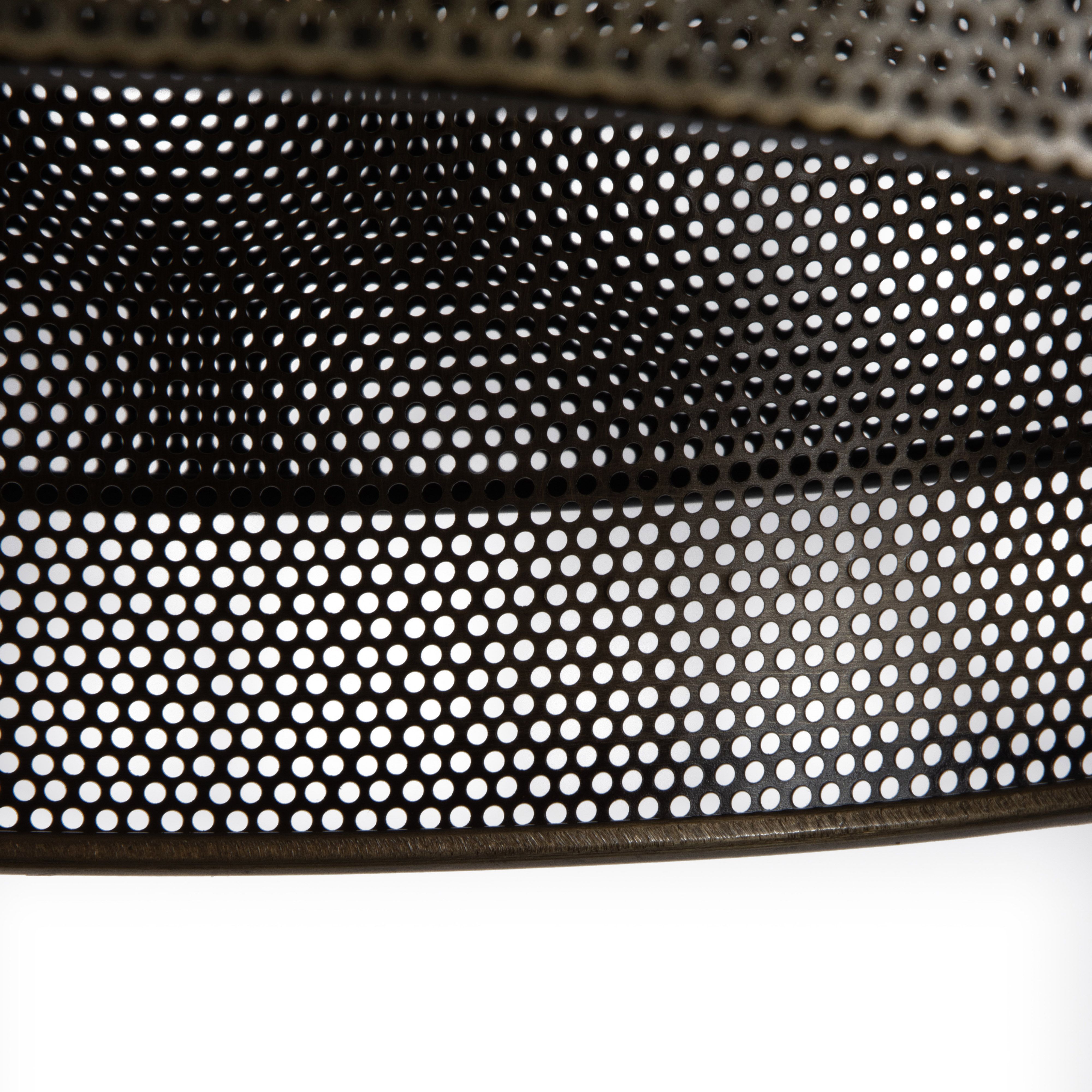 Inlight Charlene Black Mesh Layer Cylinder Lamp shade (D)35cm