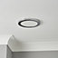 Inlight Cloud Large Plastic & steel Chrome effect Bathroom LED Ceiling light