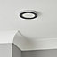 Inlight Cloud modern Plastic & steel Chrome effect Bathroom LED Ceiling light