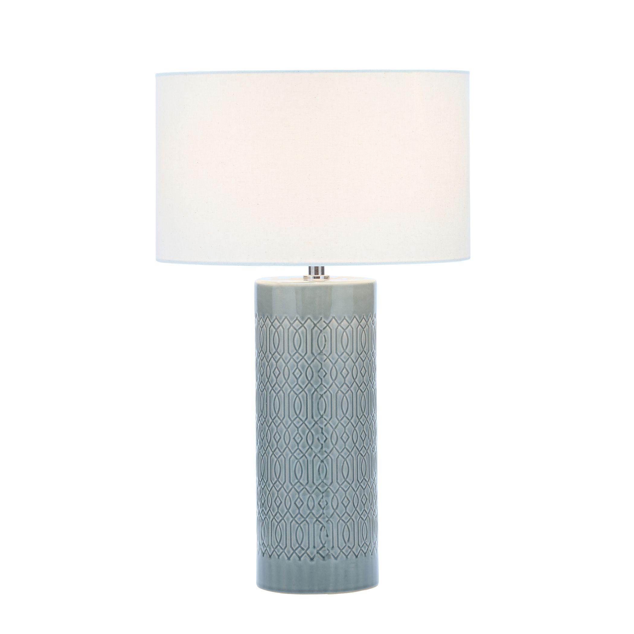 Inlight Dactyl Embossed ceramic Grey Table light