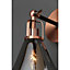 Inlight Dafyd Cone Antique copper effect Wall light