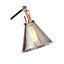 Inlight Dafyd Cone Smoke Copper effect Floor lamp