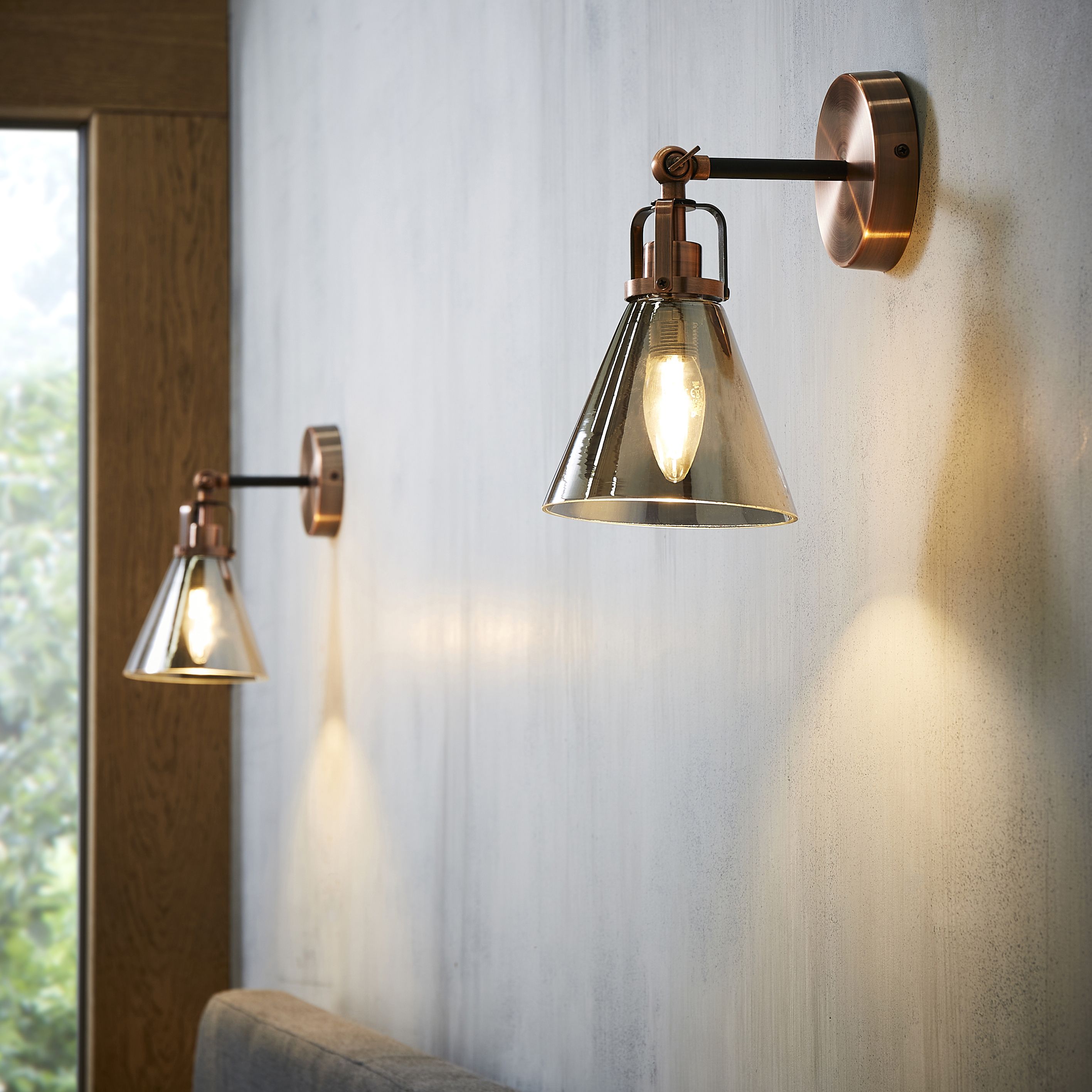 B&q bedroom wall lights sales