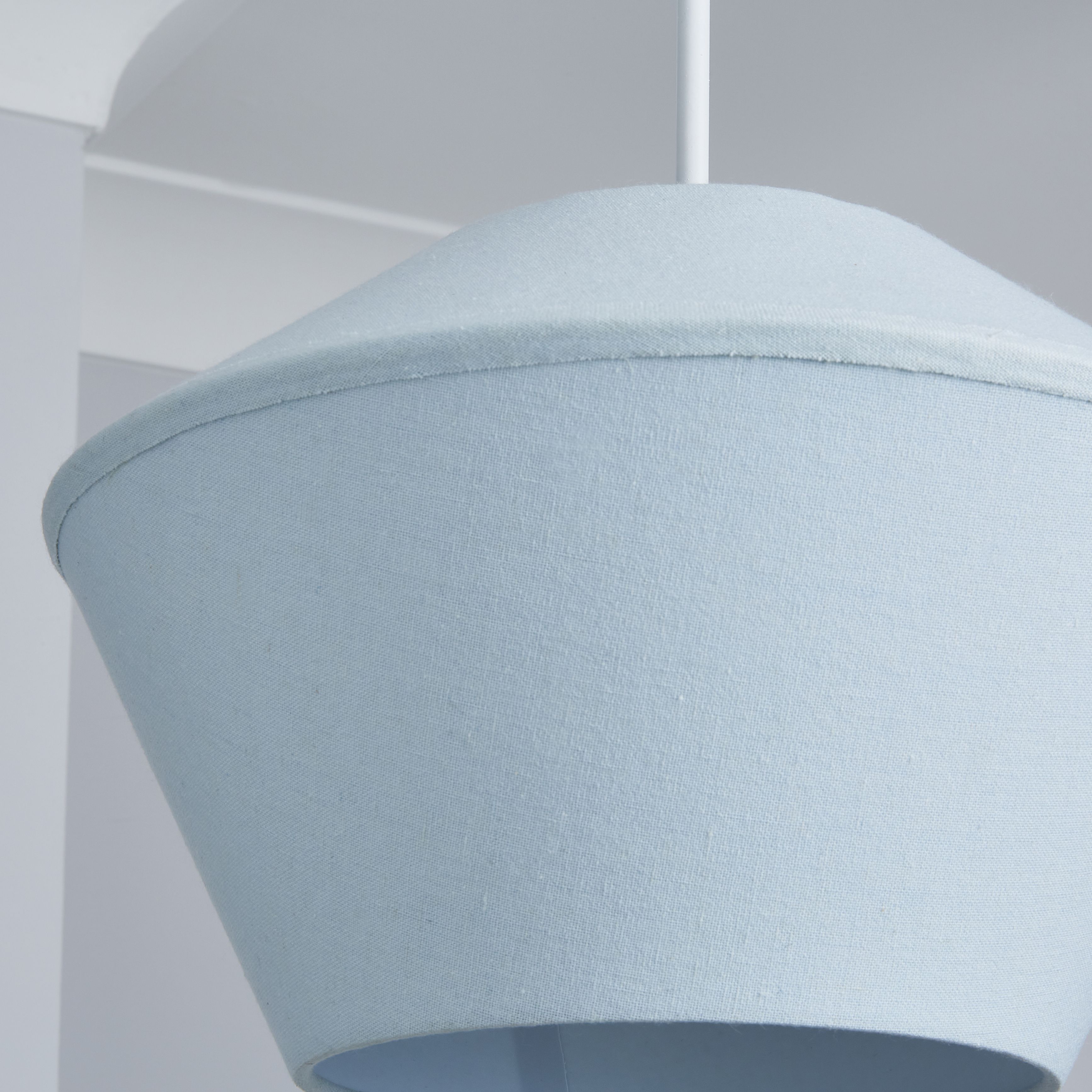 Inlight Daphne Pastel blue Easyfit Lamp shade (D)30.5cm