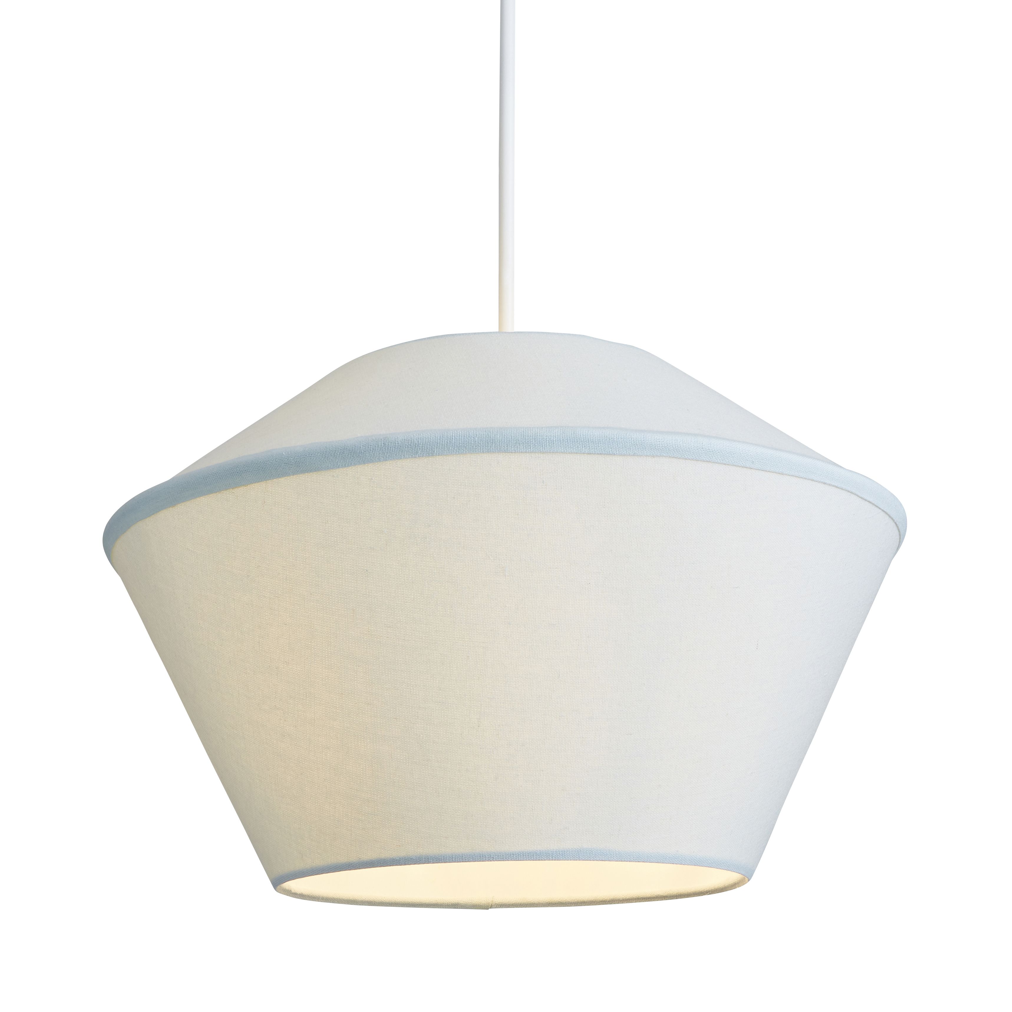 Inlight Daphne Pastel blue Easyfit Lamp shade (D)40cm