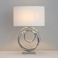 Inlight Dia Spiral Polished Chrome effect Table light