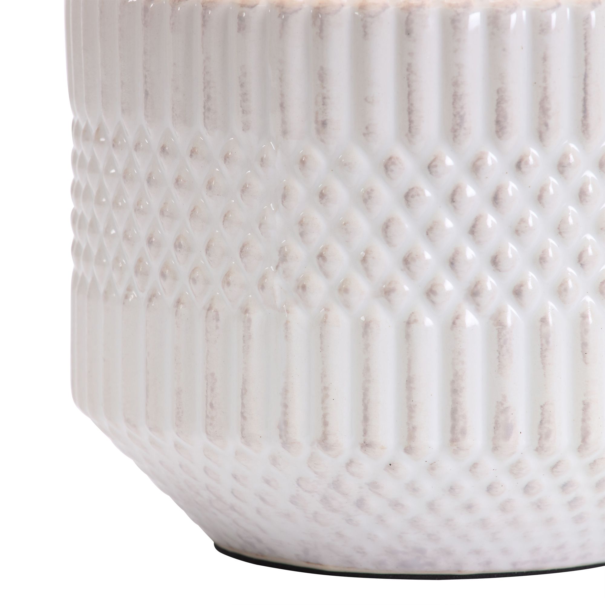 Inlight Eupheme Ceramic Cylinder Gloss White Table light