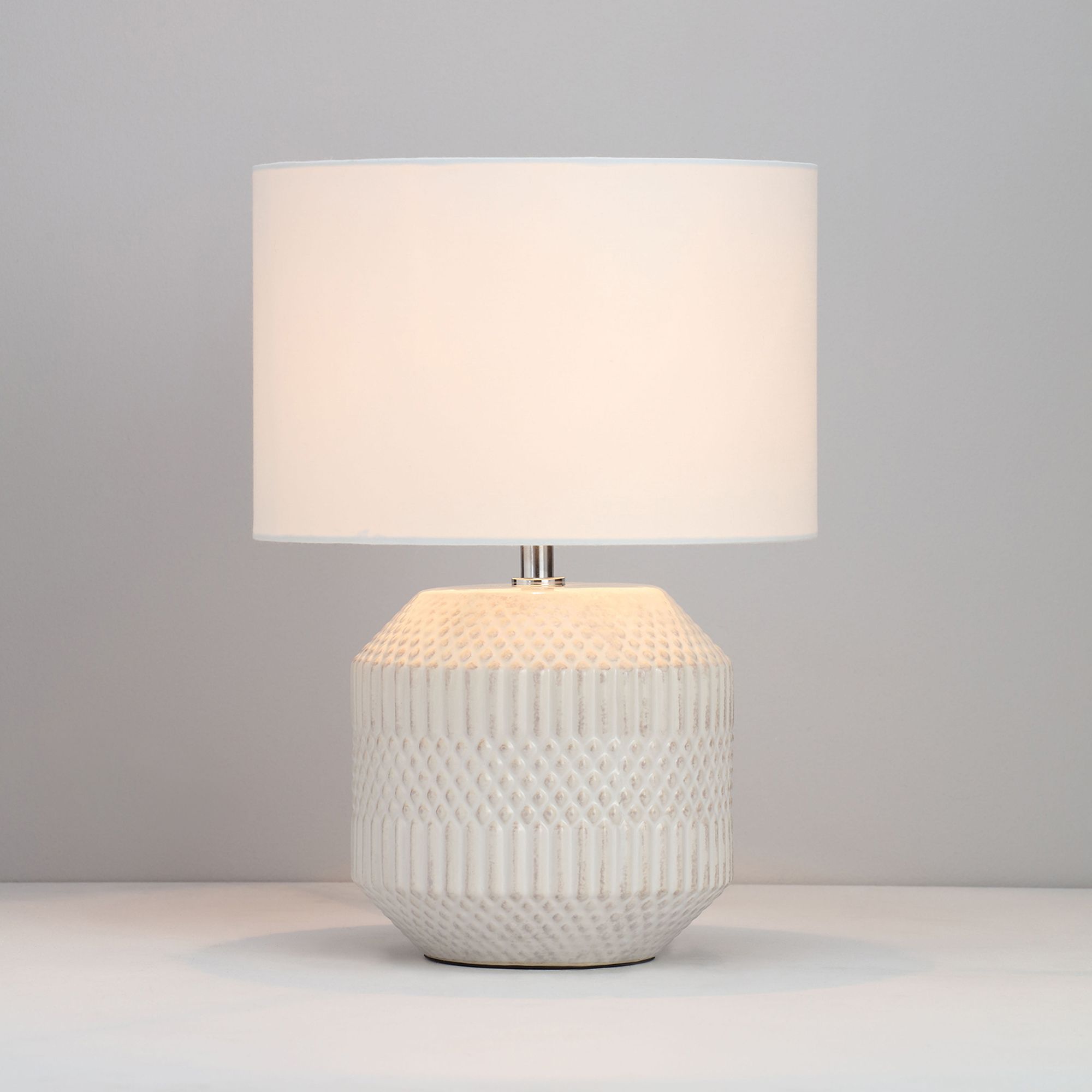 Grey white 2024 table lamp