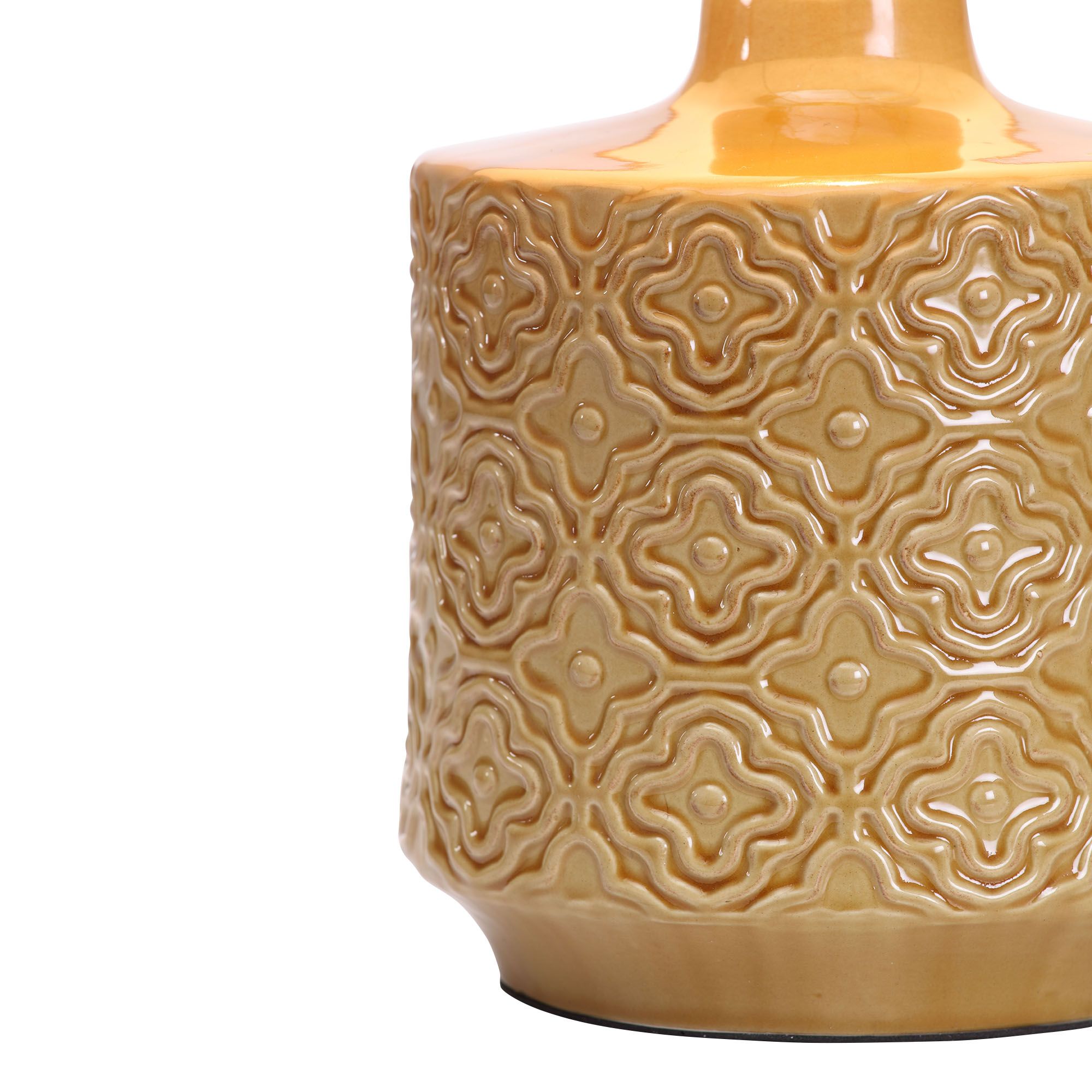 Inlight Euporie Ceramic Mustard Table light